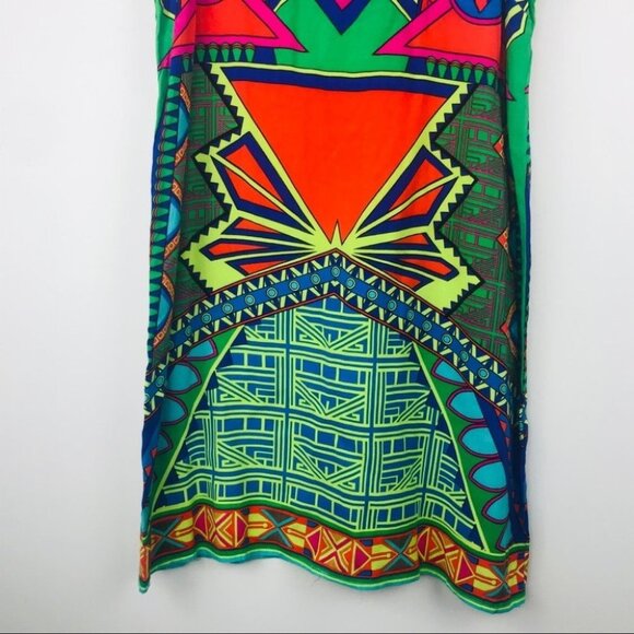 Flying Tomato  multicolour printed Pattern sleeveless Mini dress Women size S - Picture 6 of 16